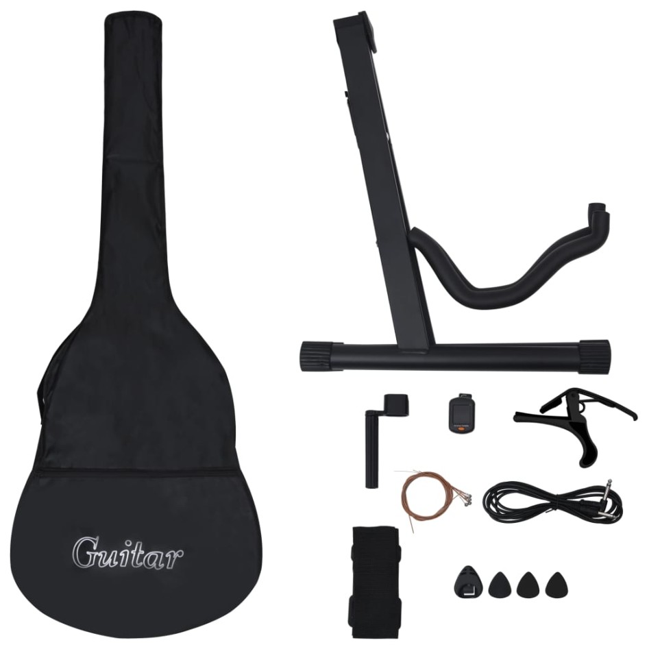 Set de guitarra occidental 12 piezas con ecualizador 6