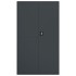Armario archivador de acero gris antracita 105x40x180