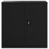 Armario archivador de acero negro 90x40x130