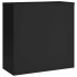 Armario archivador de acero negro 90x40x130