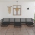 Juego de muebles de jardín 8 piezas madera maciza de