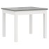 Mesa y sillas infantiles 4 piezas MDF blanco y