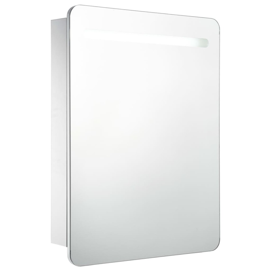 Mueble de baño con espejo LED 60x11x80