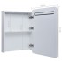 Mueble de baño con espejo LED 60x11x80