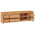 Mueble de TV de madera maciza de acacia 120x30x40