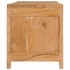 Mueble de TV de madera de teca maciza 115x30x35
