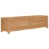 Mueble de TV de madera de teca maciza 115x30x35