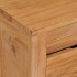 Mueble de TV de madera de teca maciza 115x30x35