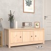 Mueble zapatero de madera maciza de pino 110x38x45,5 cm