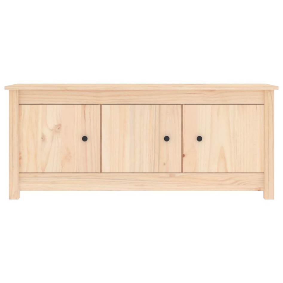 Mueble zapatero de madera maciza de pino 110x38x45,5