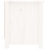 Mueble zapatero de madera maciza de pino blanco 110x38x45,5