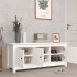 Mueble zapatero de madera maciza de pino blanco 110x38x45,5