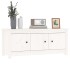 Mueble zapatero de madera maciza de pino blanco 110x38x45,5