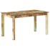 Mesa de comedor de madera maciza reciclada 140x70x76