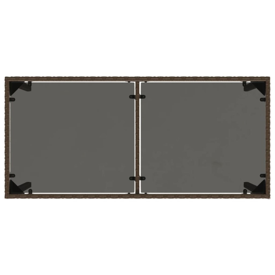 Set comedor de jardín 5 piezas y cojines ratán sintético