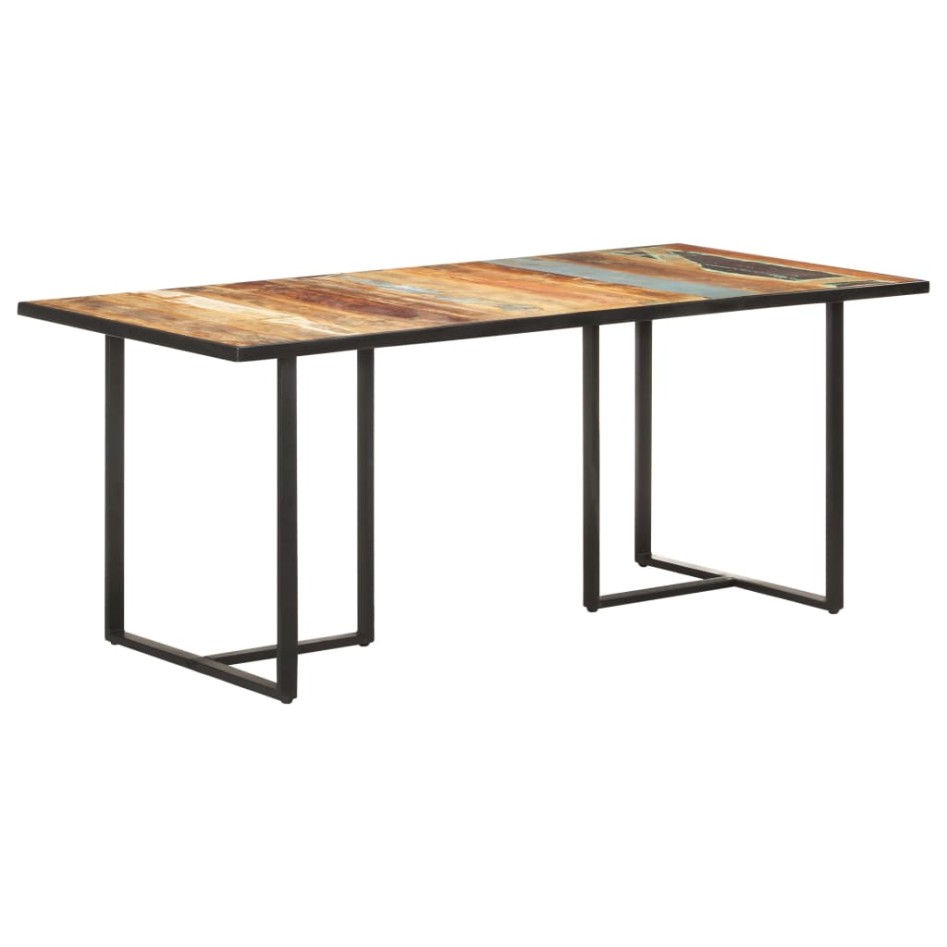 Mesa de comedor de madera maciza reciclada 180