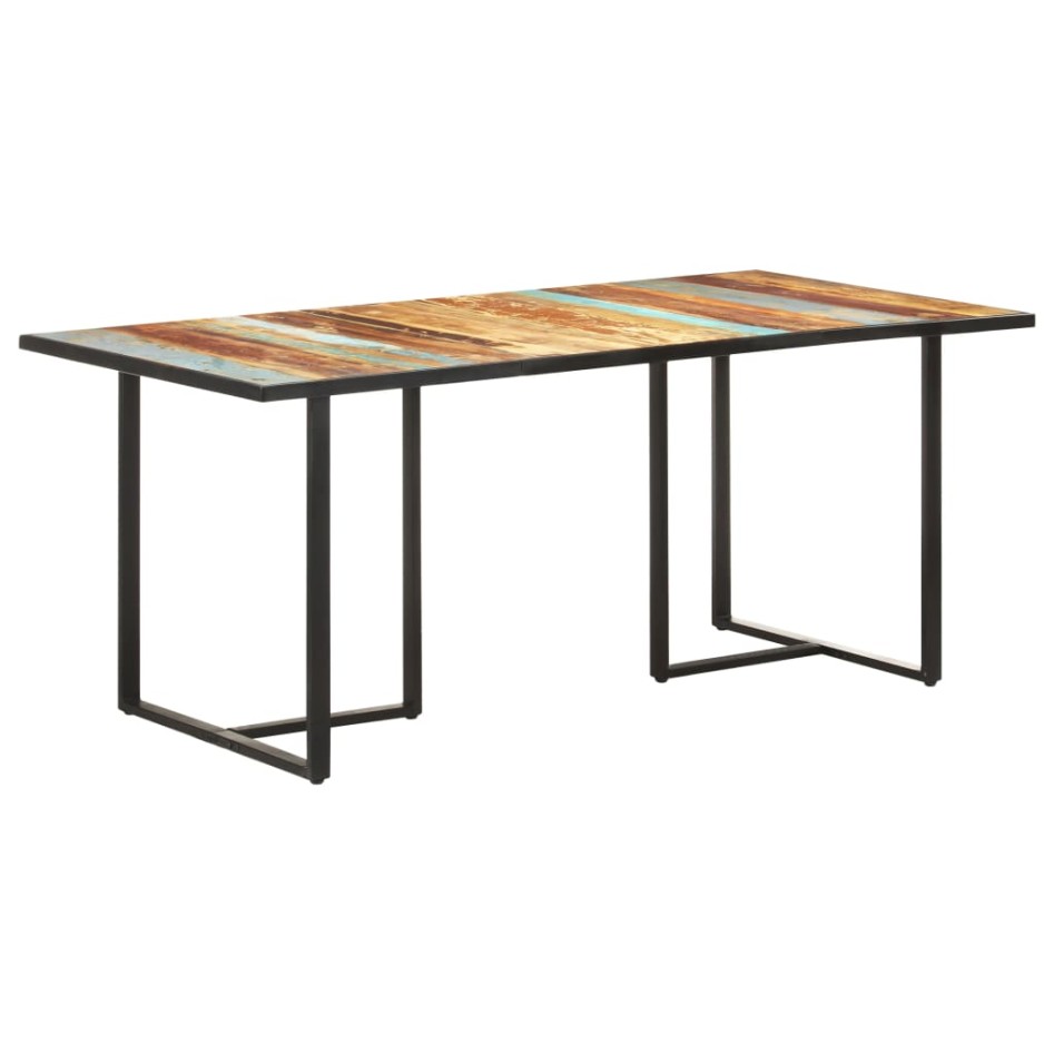 Mesa de comedor de madera maciza reciclada 180
