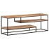 Mueble para TV de madera maciza de acacia 130x30x45