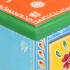 Mesita de noche pintada a mano madera maciza mango 40x30x60