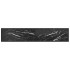 Mueble de TV vidrio templado color mármol negro 200x40x40,5