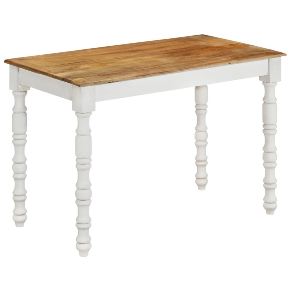 Mesa de comedor madera maciza de mango 110x60x76