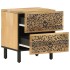 Mesitas de noche 2 uds madera maciza de mango 40x33x46