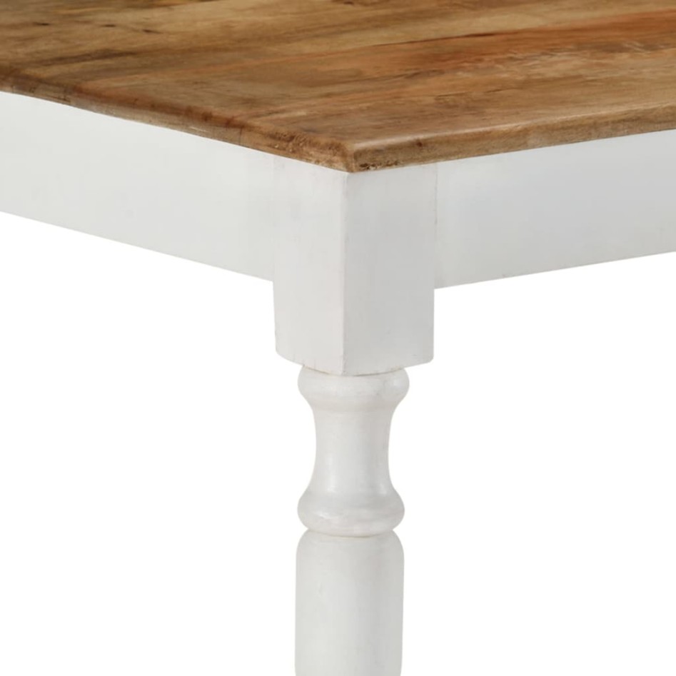 Mesa de comedor madera maciza de mango 110x60x76