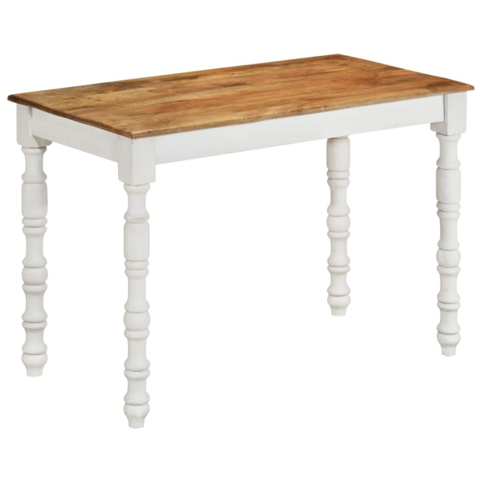 Mesa de comedor madera maciza de mango 110x60x76