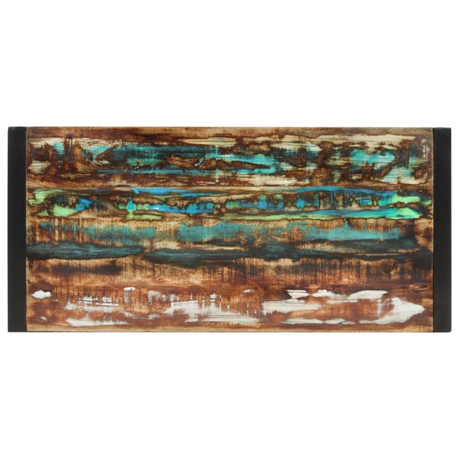 Mesa de comedor madera maciza reciclada 120x55x76