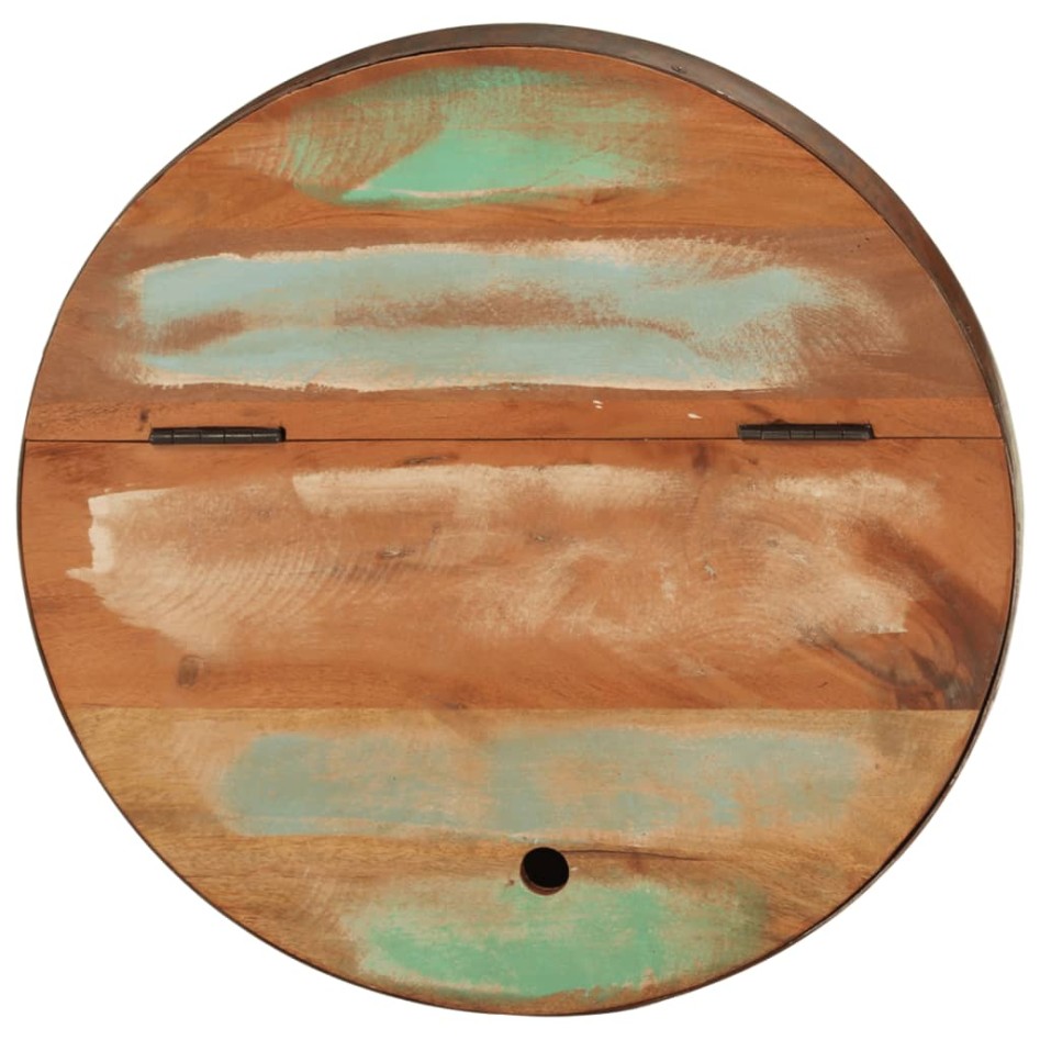 Mesas de centro forma de cuenco 2 uds madera maciza