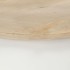 Mesa de centro de madera maciza de mango blanca 51x51x27