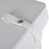 2x Asiento barco respaldo plegable cojín azul blanco