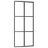 Puerta corredera con herrajes ESG vidrio y aluminio 90x205