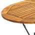 Comedor de jardín plegable 7 piezas de madera maciza de