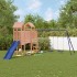 Parque infantil de exterior madera maciza