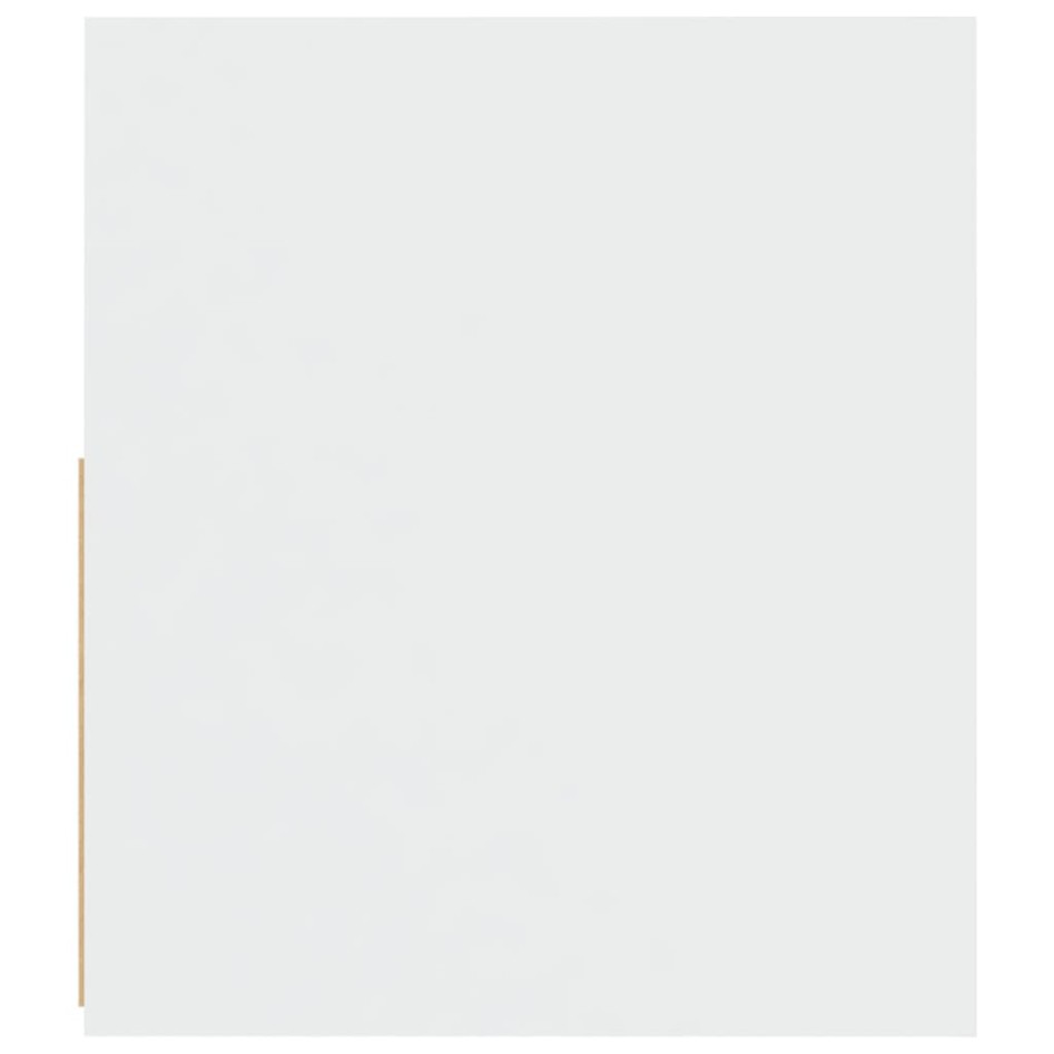 Mesitas de noche con LED 2 unidades blanco 60x35x40