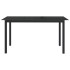 Juego de comedor para jardín 7 piezas aluminio gris