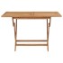 Conjunto de comedor de jardín 5 piezas madera maciza de