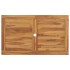 Conjunto de comedor de jardín 5 piezas madera maciza de