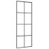Puerta corredera con set herrajes vidrio ESG aluminio 76x205