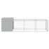 Gallinero con corral acero galvanizado gris claro