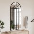 Espejo de pared arco de hierro negro 60x130