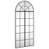 Espejo de pared arco de hierro negro 60x130