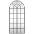 Espejo de pared arco de hierro negro 60x130
