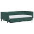 Sofá cama nido con cajones terciopelo verde oscuro 100x200