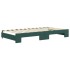 Sofá cama nido con cajones terciopelo verde oscuro 100x200