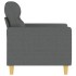 Sillón de tela gris oscuro 60