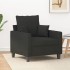 Sillón de tela negro 60