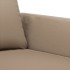 Sillón cuero sintético color capuchino 60