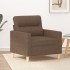 Sillón de tela marrón 60